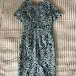 ELIZA J Cap Sleeve Jewel Neck Sheath Dress